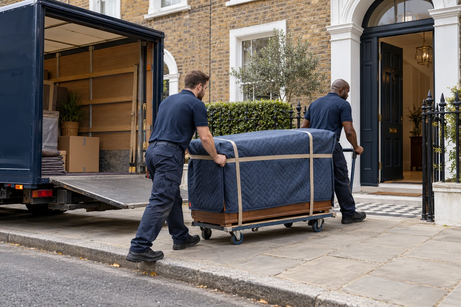 Terraced house loading