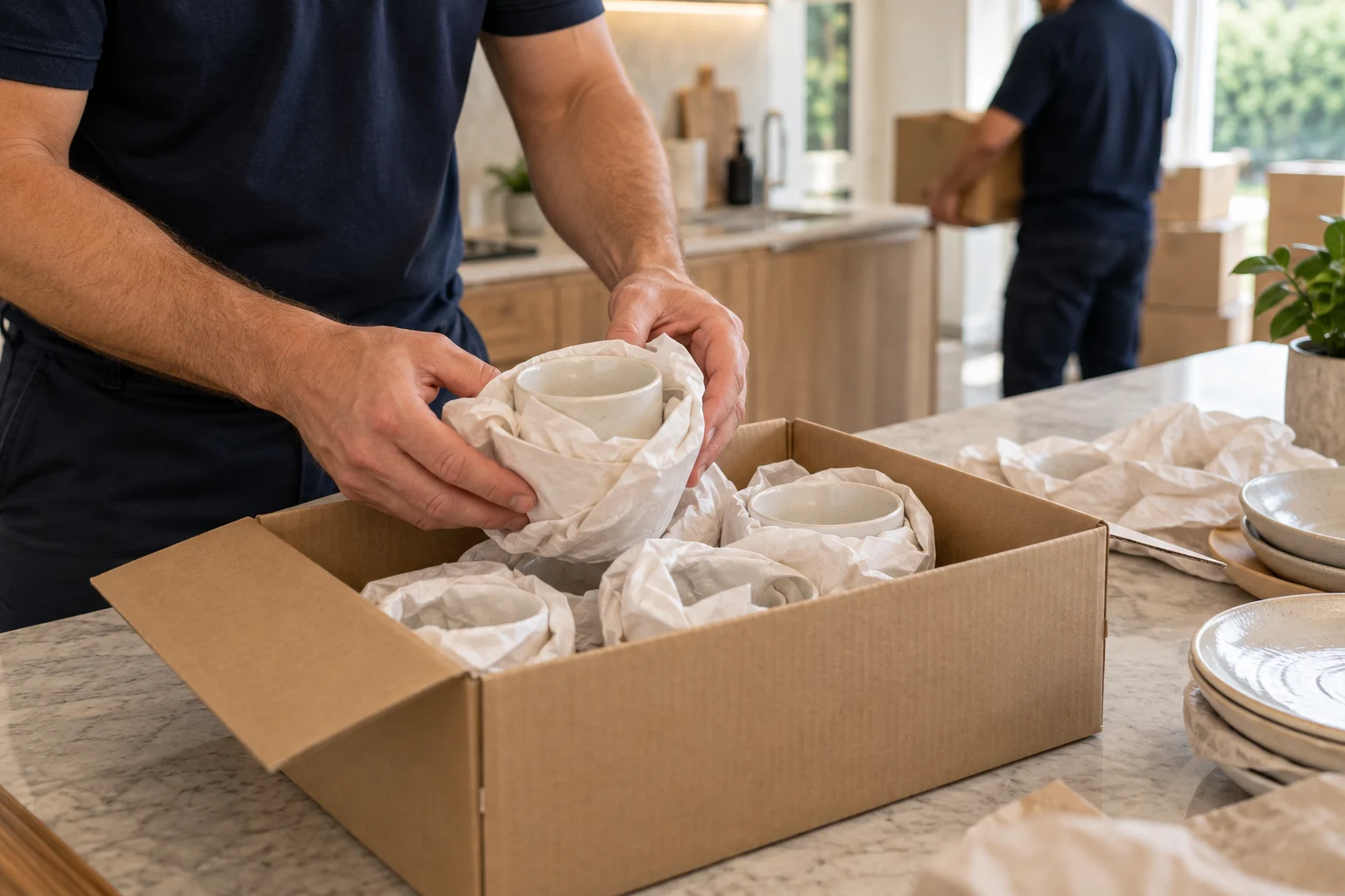 Apartment kitchen carton