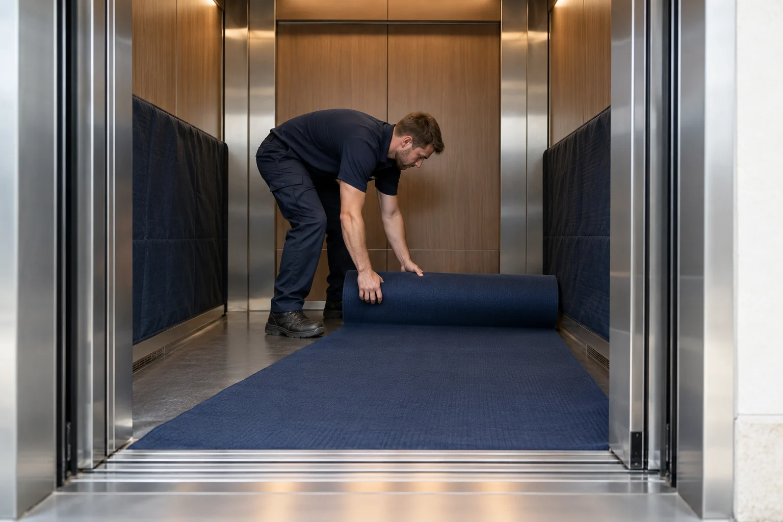 Lift floor protection