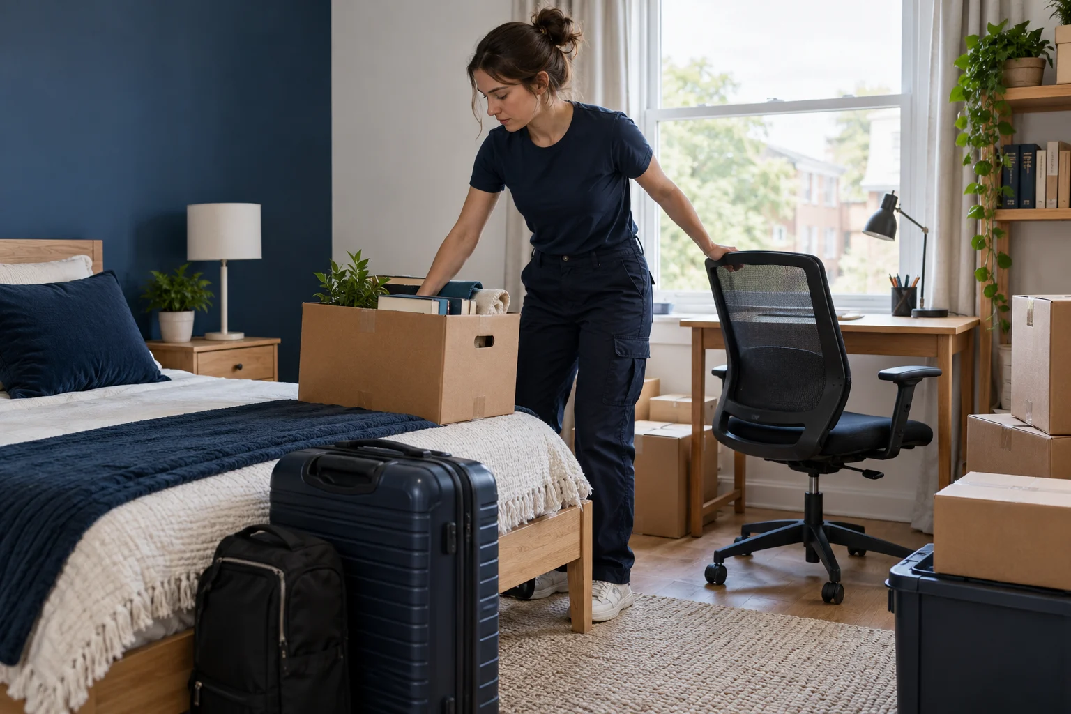 Student room belongings