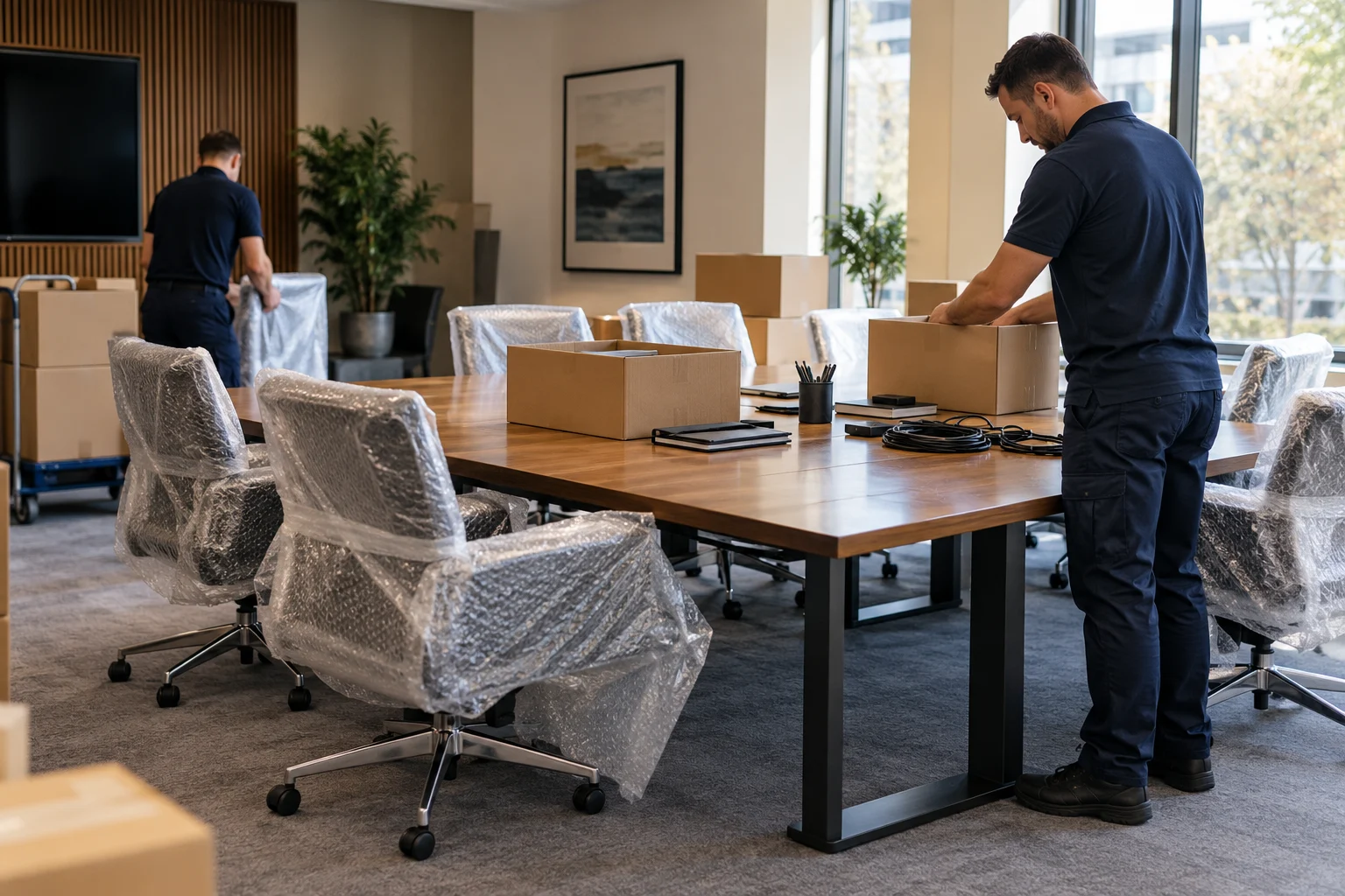 Meeting room packing