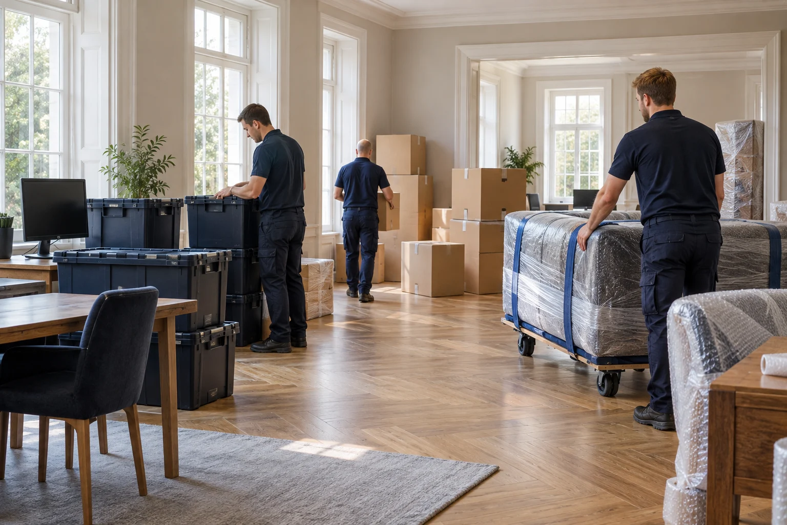Mixed move staging