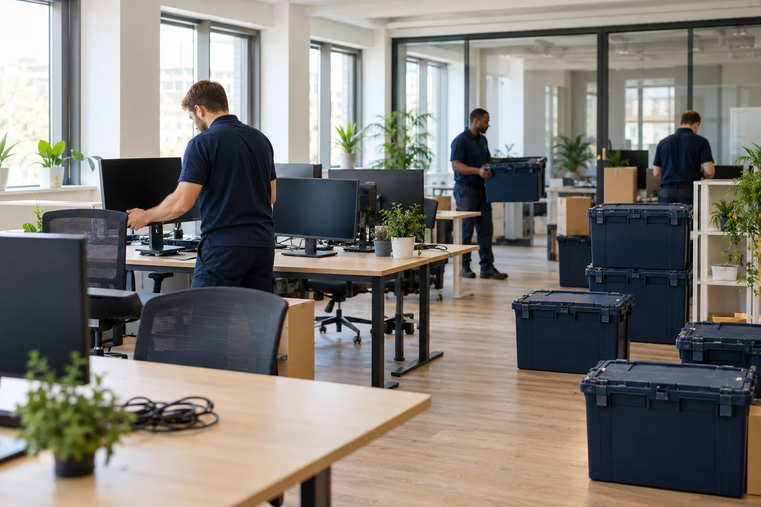 Office arrival workstations
