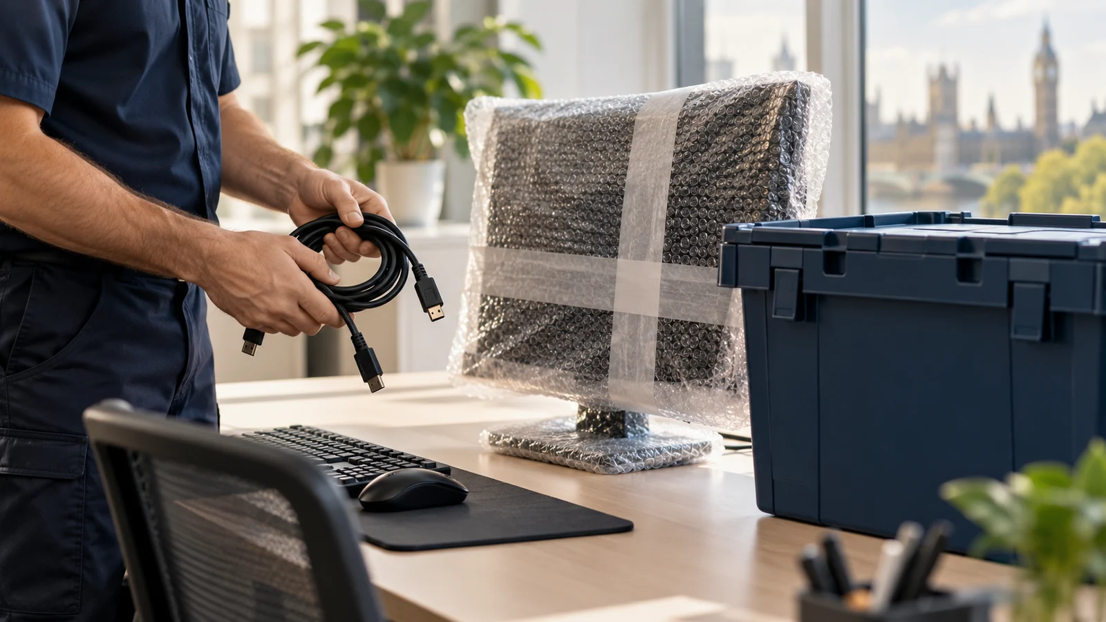 Office move continuity: people, devices and checks